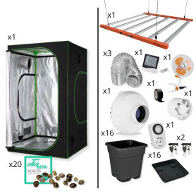 Kit de cultivo barato con LED 720w