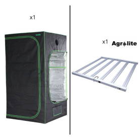 Armario GrowT de 120x120x200 con led Agrolite QB 730W 3.0
