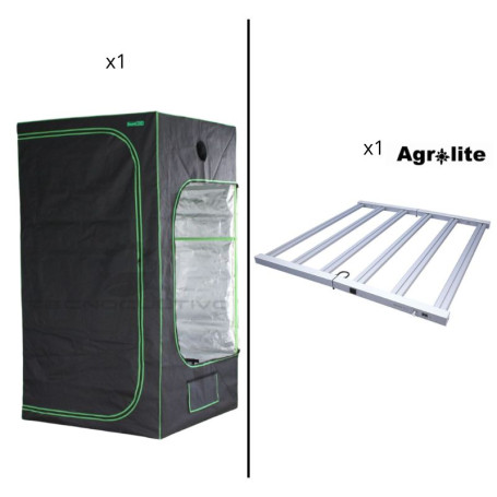 Armario GrowT de 120x120x200 con led Agrolite QB 730W 3.0