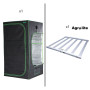 Armario GrowT de 120x120x200 con led Agrolite QB 730W 3.0
