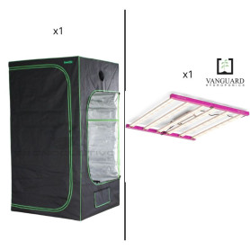 Armario GrowT de 120x120x200 con led Cosmos de 720W
