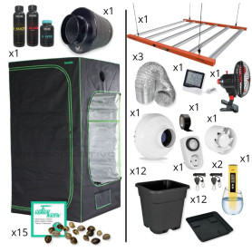 Kit de cultivo avanzado 120x120x200 con led Ignator 720W