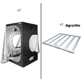Armario Dark Box de 120x120x220 con led Agrolite QB 730W 2.9
