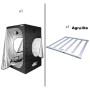 Armario Dark Box de 120x120x220 con led Agrolite QB 730W 2.9