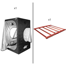 Armario Darkbox de 120x120x220 con led XT 720W