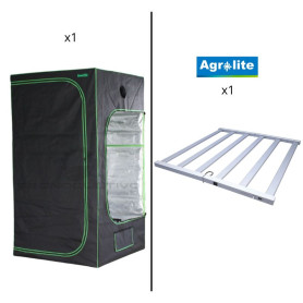 Armario Dark Box de 150x150x220 con led Agrolite QB 730W 2.9