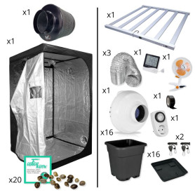 Kit de cultivo para casa con LED y semillas bueno