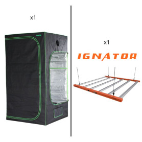 Armario Dark Box de 150X150X220 con led Ignator 720W
