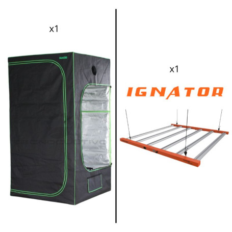 Armario Dark Box de 150X150X220 con led Ignator 720W