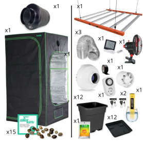 Kit de cultivo avanzado 120x120x220 con led Ignator 720W