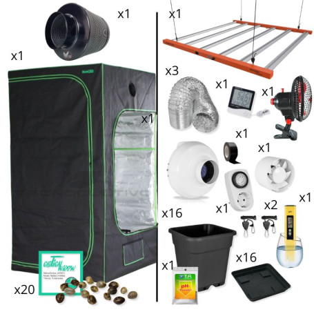 Kit de cultivo avanzado 150X150X220 con led Ignator 720W