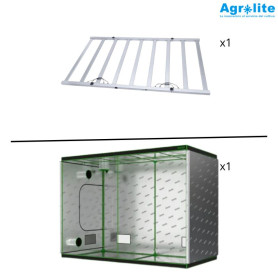 Armario Dark Box de 120x240x220 con Led QB 1080W