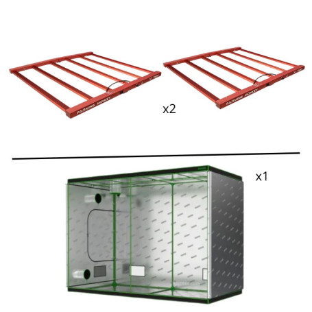 Armario Dark Box de 120x240x220 con 2 led XT750W