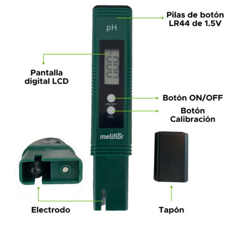 Medidor ph meliflor